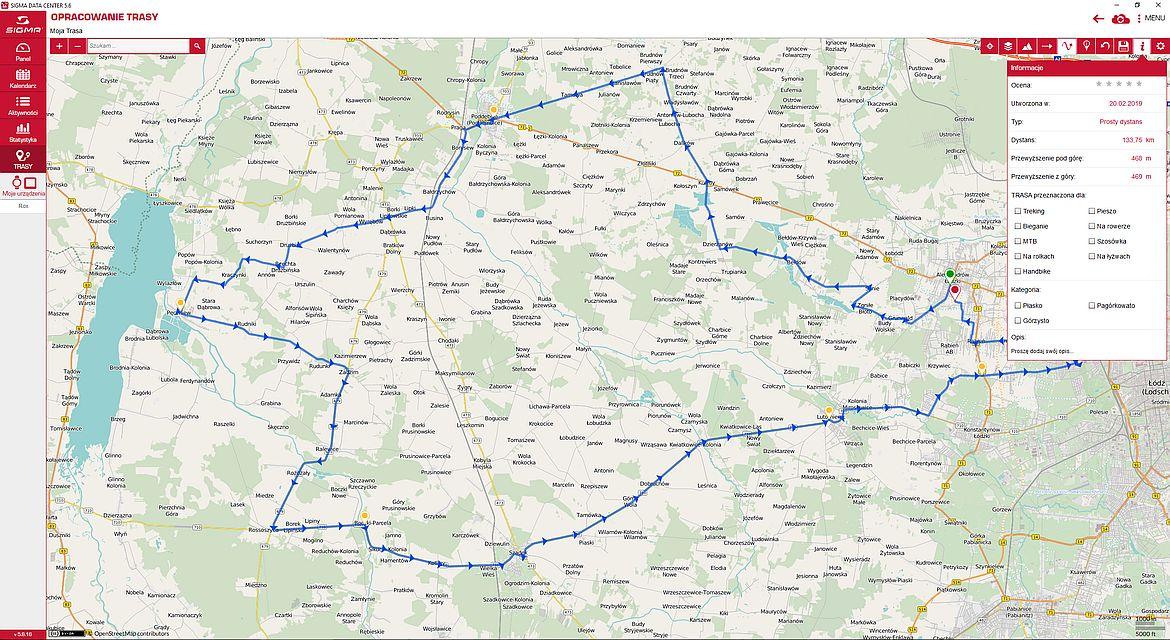 Sigma Data Center Wyznaczanie trasy Sigma Data Center Wyznaczanie trasy